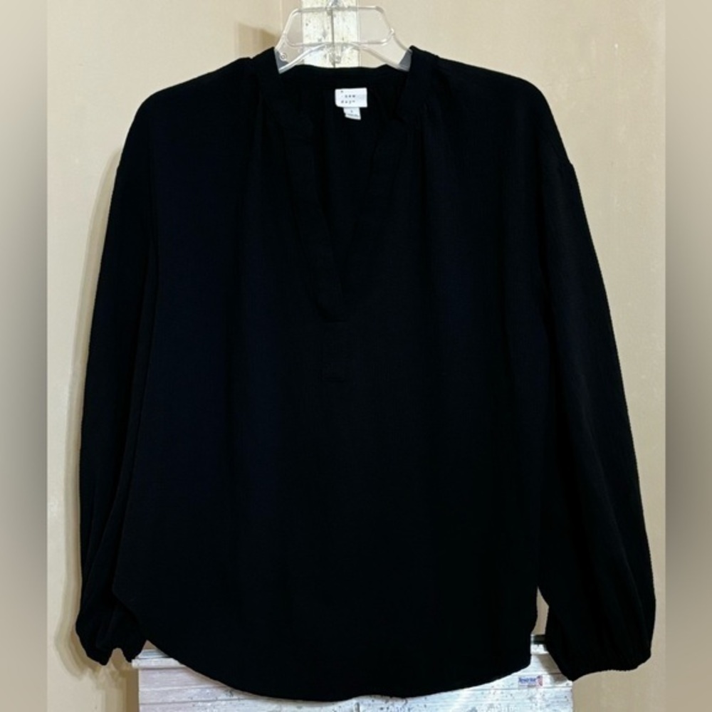 a.new day - Black Women's Top Sz L